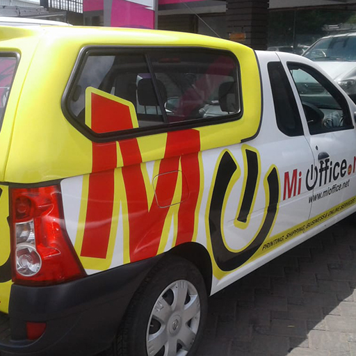 Mi Office | Vehicle Branding | Half Wrap